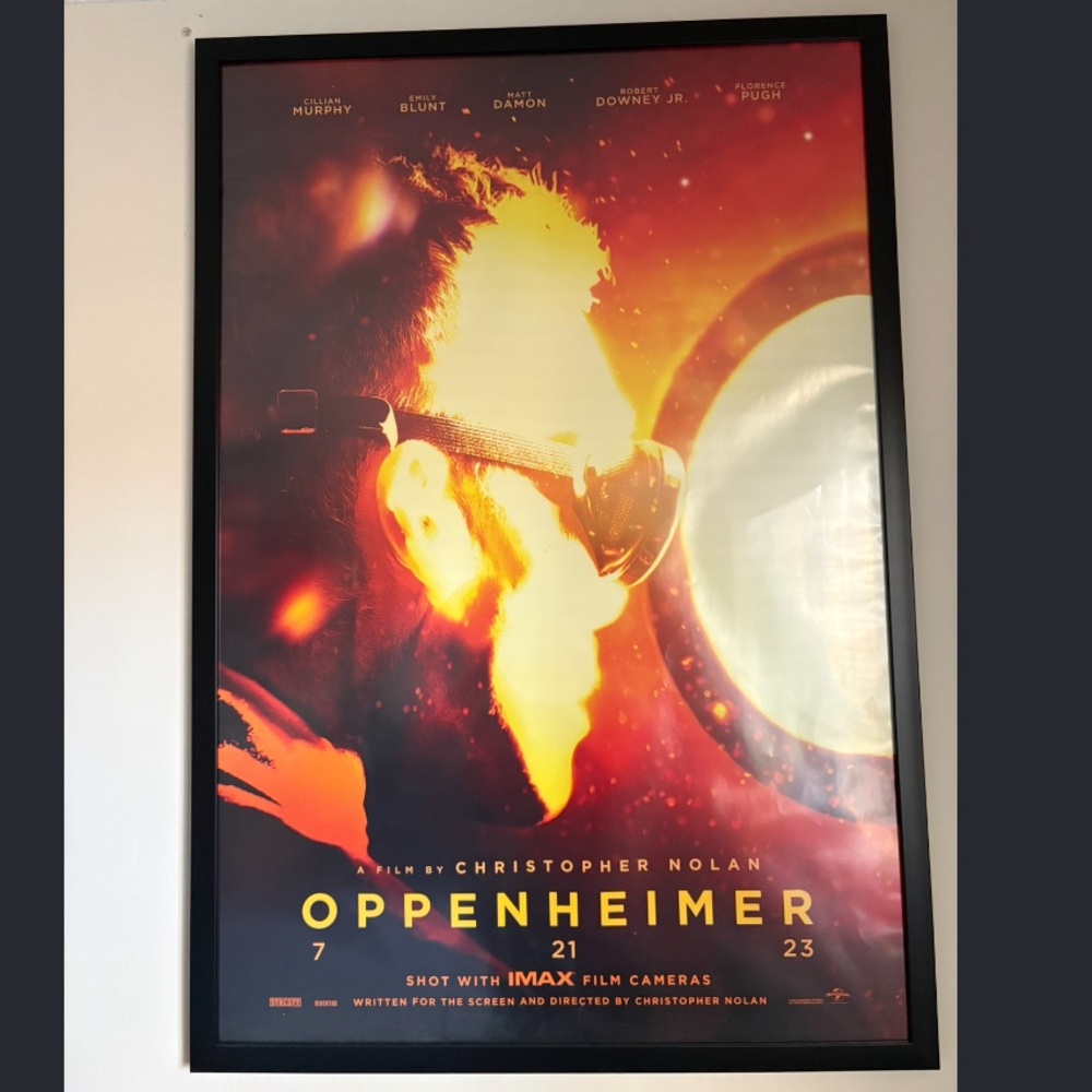 Authentic Oppenheimer Movie Poster - AMC Theaters 40x27”